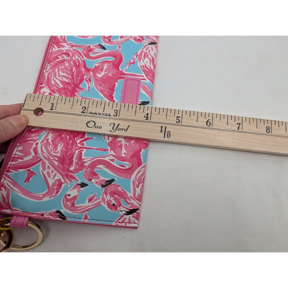 NWT Simply Southern Flamingo Print Wallet Bangle Resort Cruise Vacation Coastal - Picture 4 of 6